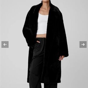 Alo Yoga Oversized Faux Fur Trench